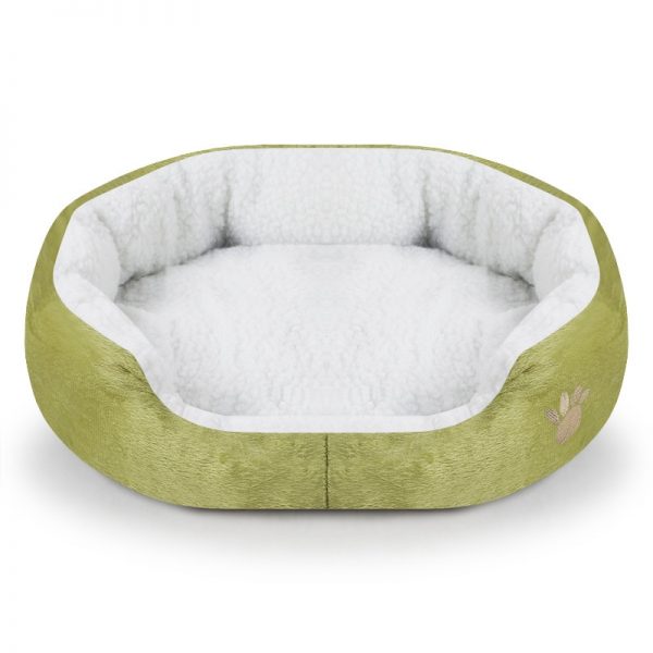 Pet Dog Bed Cashmere Warming Dog Bed House Soft Sofa Material Nest Dog Baskets Fall Winter Warm Kennel For Cat Puppy Supplies