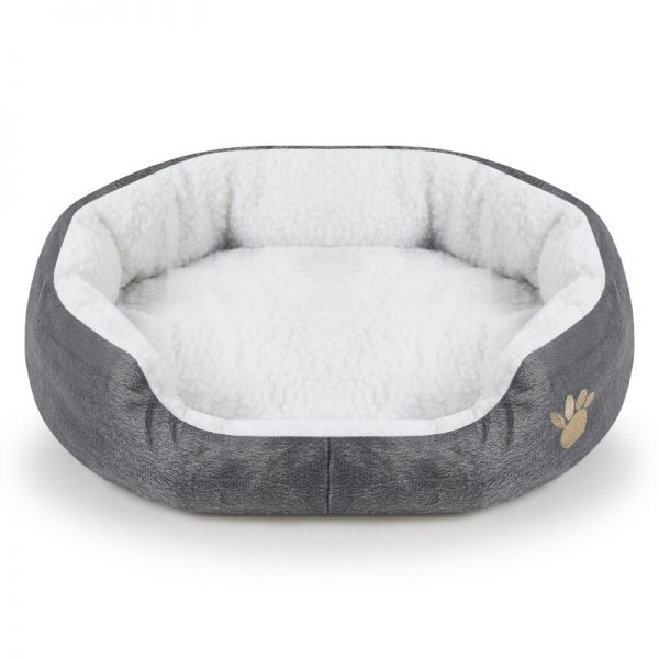 Pet Dog Bed Cashmere Warming Dog Bed House Soft Sofa Material Nest Dog Baskets Fall Winter Warm Kennel For Cat Puppy Supplies