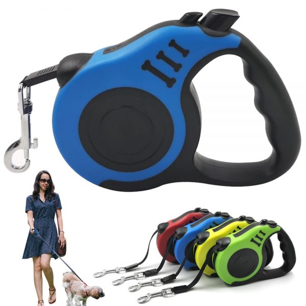 3M/5M Retractable Dog Leash Automatic Flexible Dog Leash Pet Dogs Cat Traction Rope Leashes Tool For Small Medium Dogs