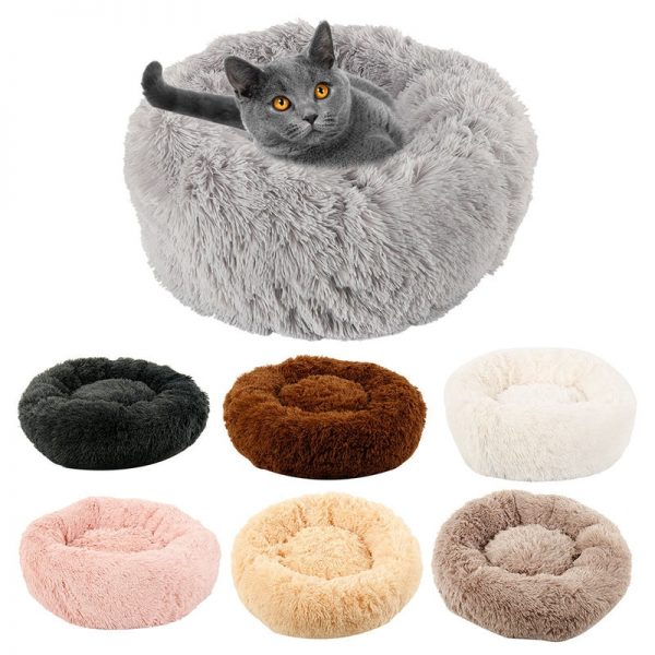 Willstar Dog Bed Winter Warm Long Plush Sleeping Beds Soild Color Soft Pet Dogs Cat Mat Cushion Dropshipping