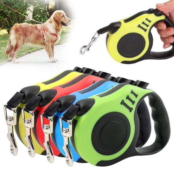 3M/5M Retractable Dog Leash Automatic Flexible Dog Leash Pet Dogs Cat Traction Rope Leashes Tool For Small Medium Dogs